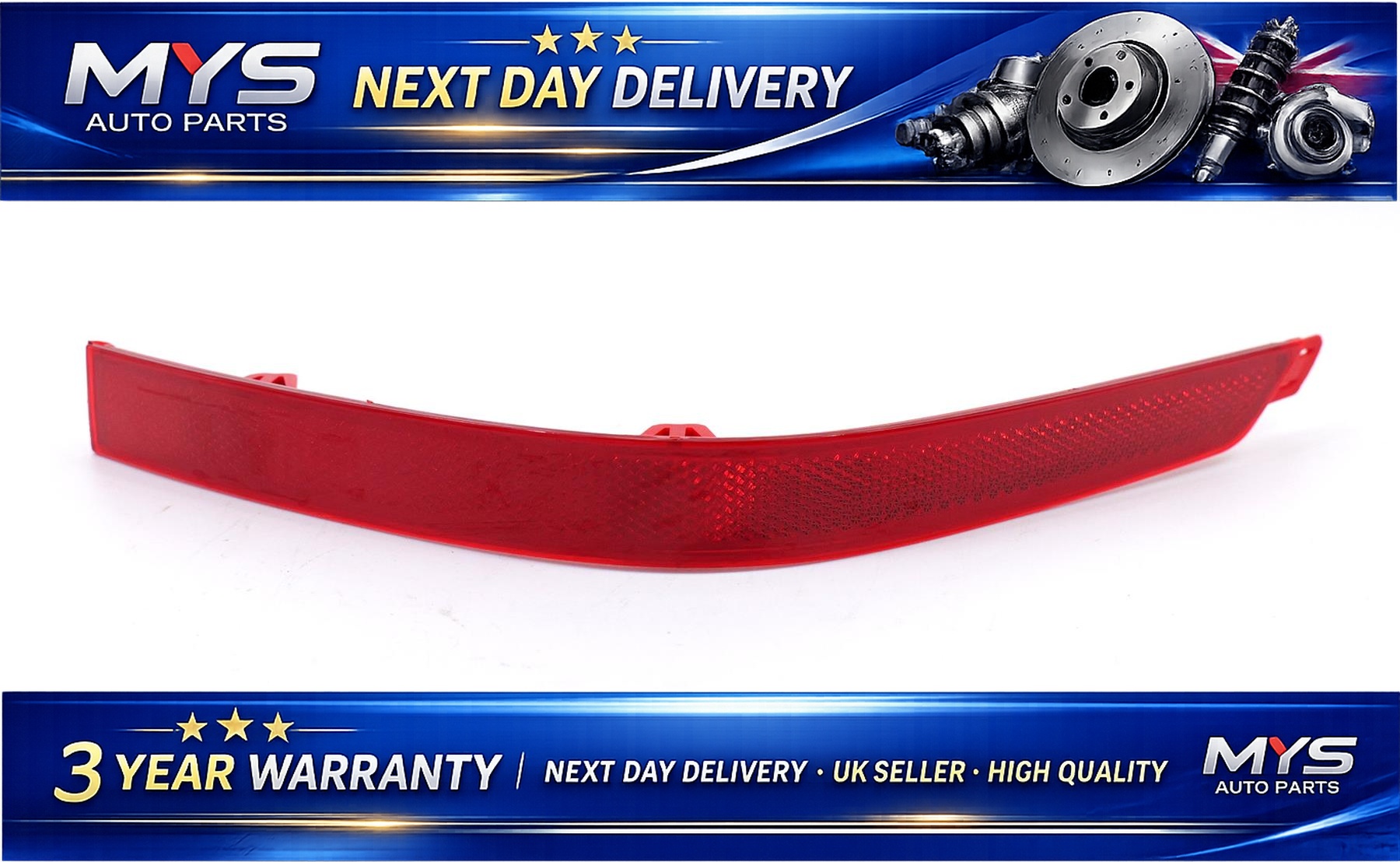 Rear Bumper Reflector Right Side - VW Transporter T6 2015 Onwards