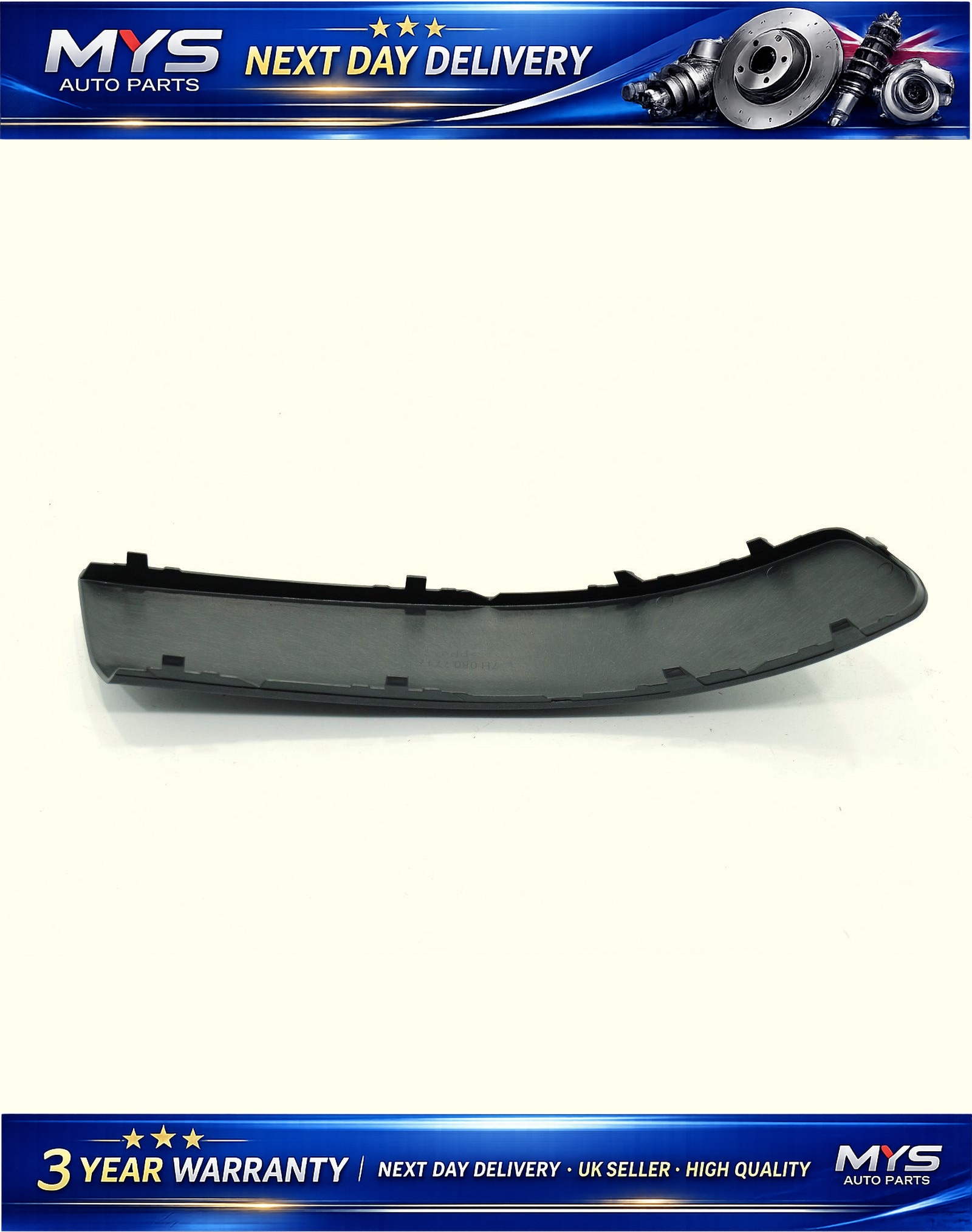 2x Front Bumper Corner Trim Moulding Left & Right - VW Transporter T5 2004-2010