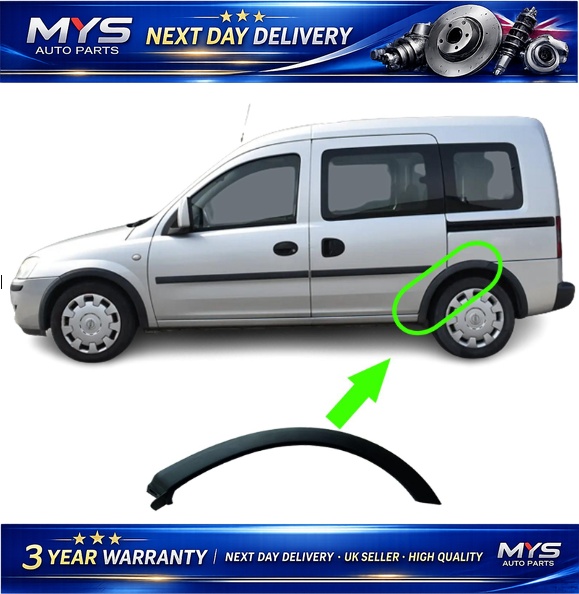 Rear Left Moulding Wheelhouse - VAUXHALL Combo 2001-2012 - OEM 172895