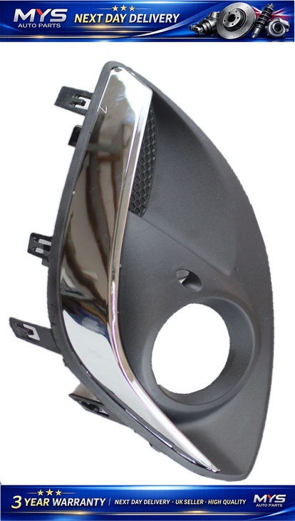 Front Bumper Fog Light Grill Strip Chrome Right - VAUXHALL Corsa D - OEM 1400867
