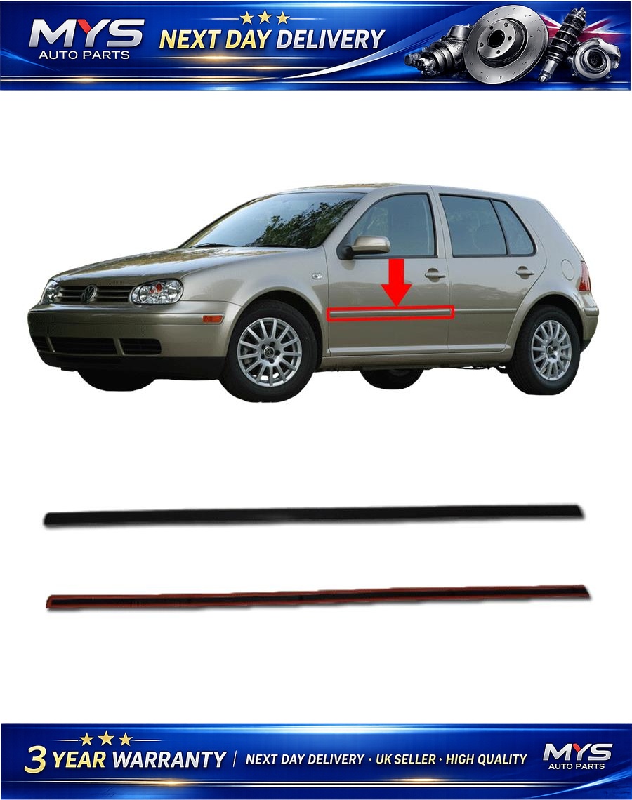 Volkswagen Golf Mk 4 Bora - Front Door Panel Trim Moulding Strap Left