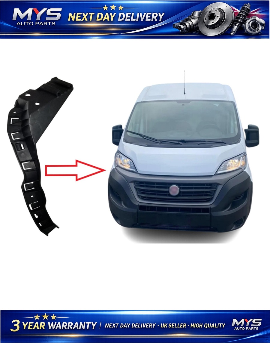Front Bumper Bracket Holder Right Small - FIAT Ducato - OEM 1612521980