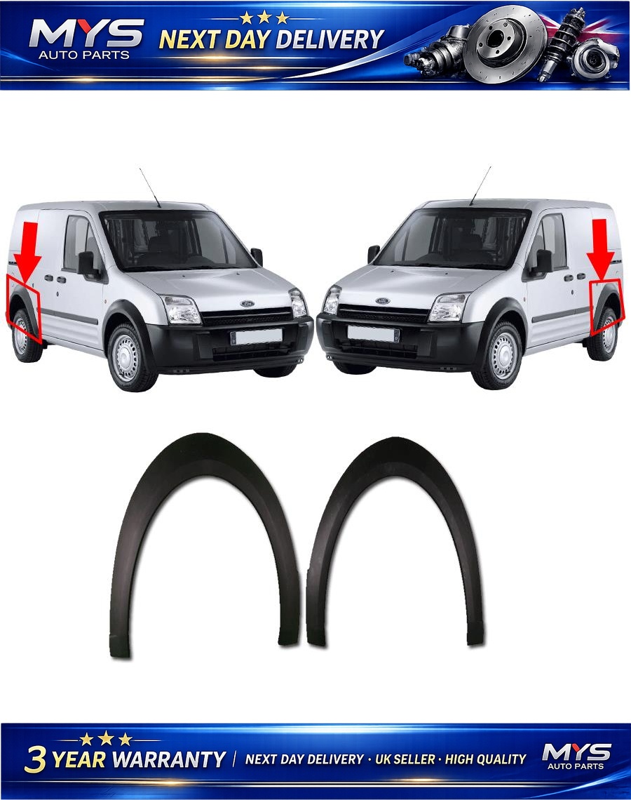 2x Rear Wheel Arch Trim - FORD Transit Connect (2002-2009)