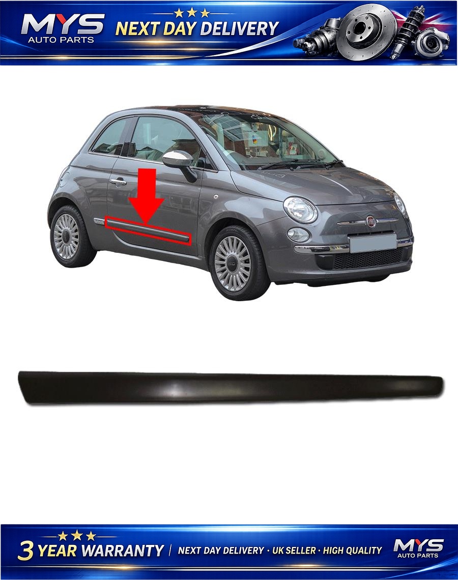 Door Moulding Panel Trim Strap Right Side - FIAT 500 - OEM 735488138