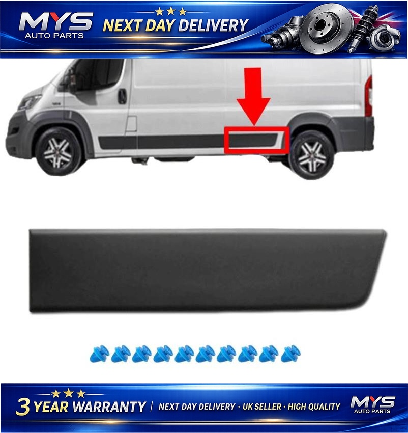 Rear Moulding Side Panel Trim Left Side - FIAT PEUGEOT CITROEN +more