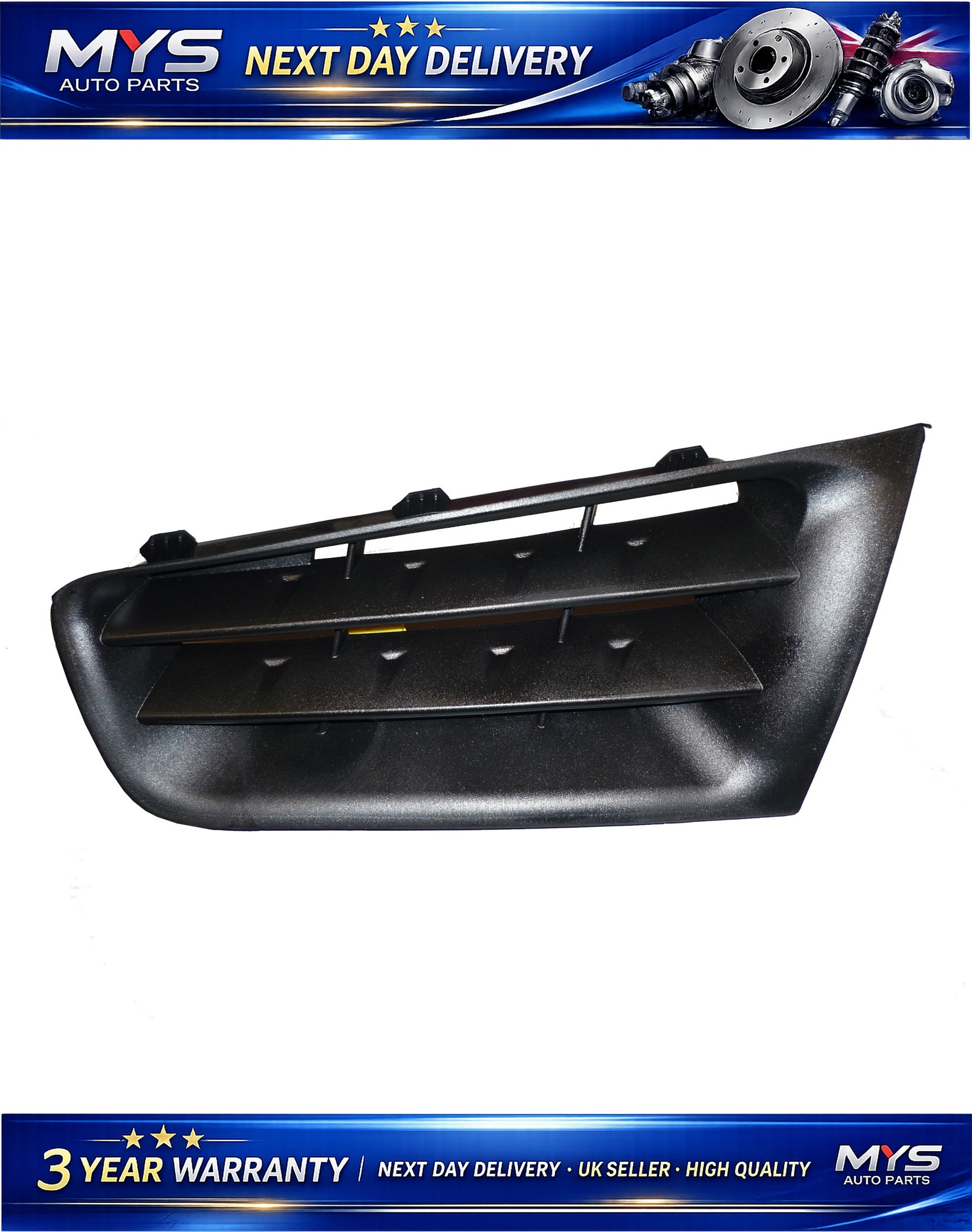Front Bumper Grill Panel Left - RENAULT Megane (06-08) - OEM 7701474478