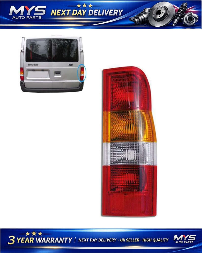 Rear Tail Light Without Bulb Holder Right Side - FORD Fits Transit - OEM 1116629