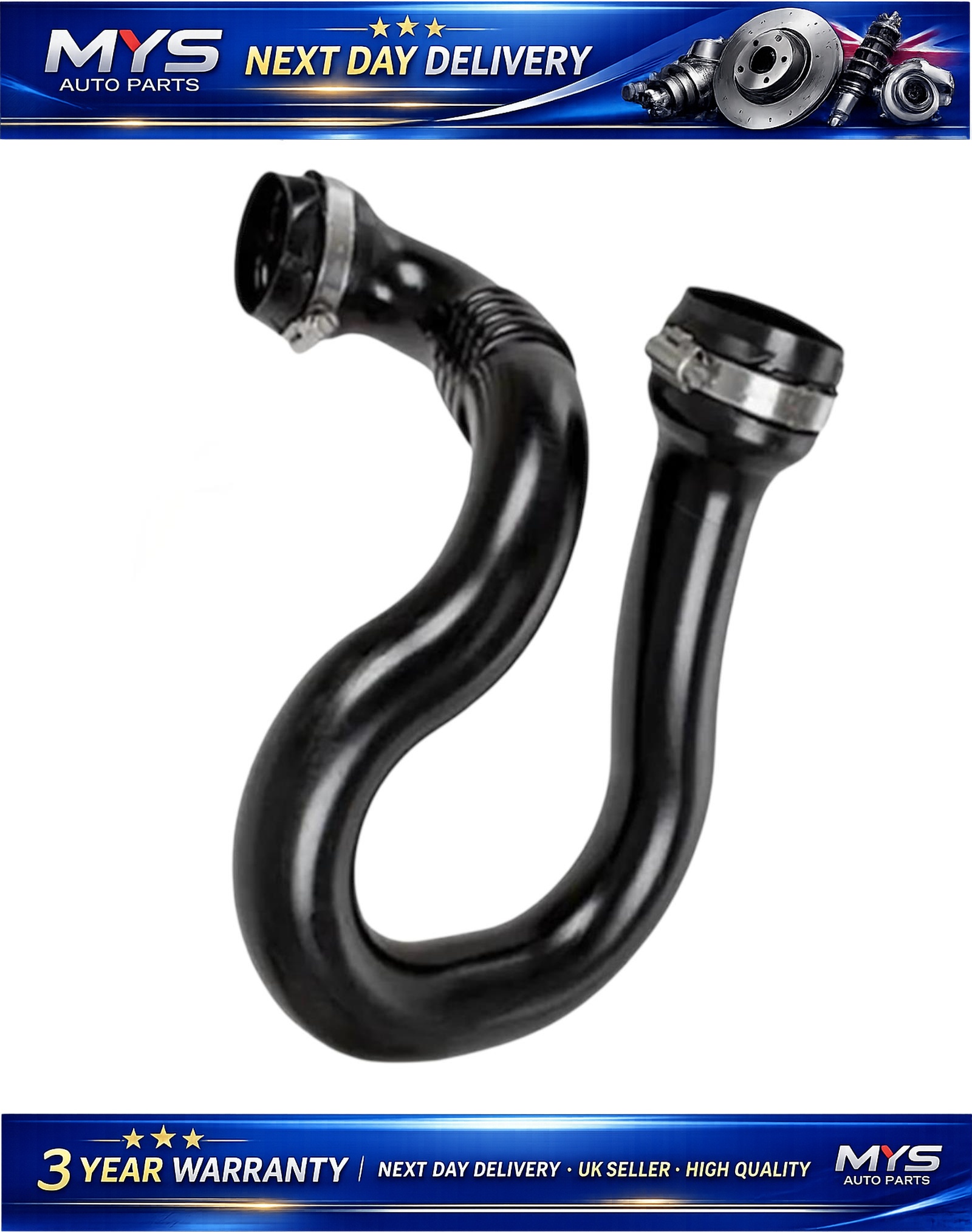 Turbo Intercooler Hose Pipe - RENAULT VAUXHALL NISSAN +more